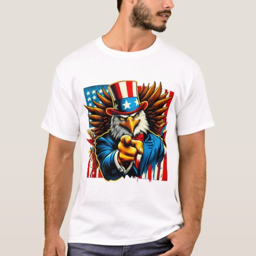 Happy 4 JULY T_shirt 