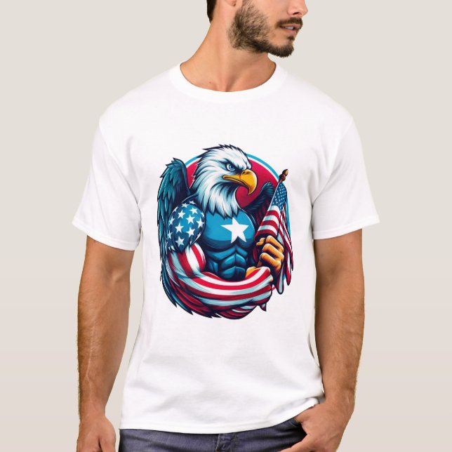 Happy 4 JULY T-shirt  (Front)