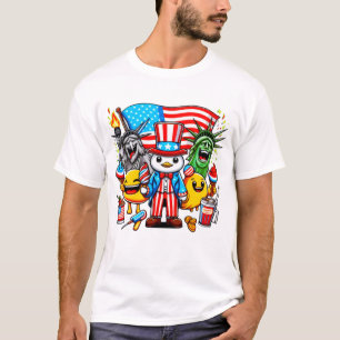 Happy 4 JULY T-shirt 