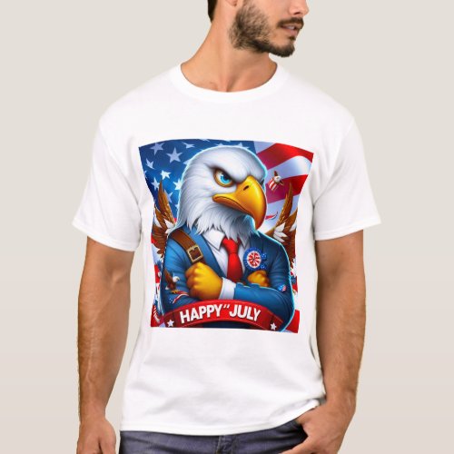 Happy 4 JULY T_shirt 