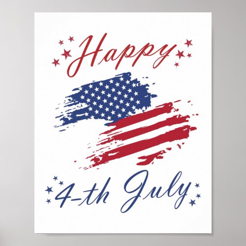 Happy 4_th of July Independence Day Poster