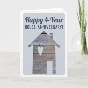 Happy 4-Year Houseaversary Card