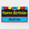 Happy 4th Birthday Andrew