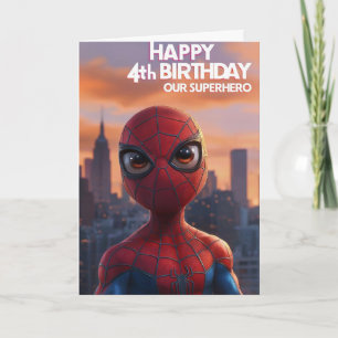 Happy 4th Birthday Card
