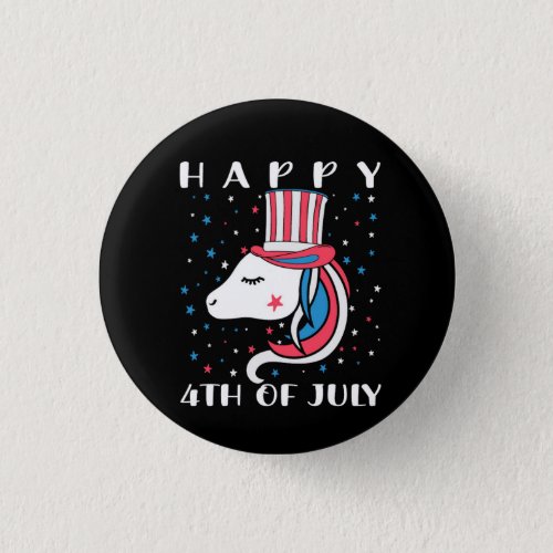 Happy 4th july american independence day button