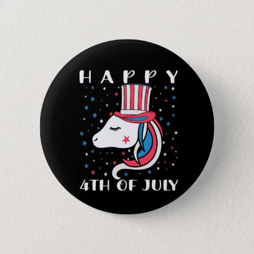 Happy 4th july american independence day button