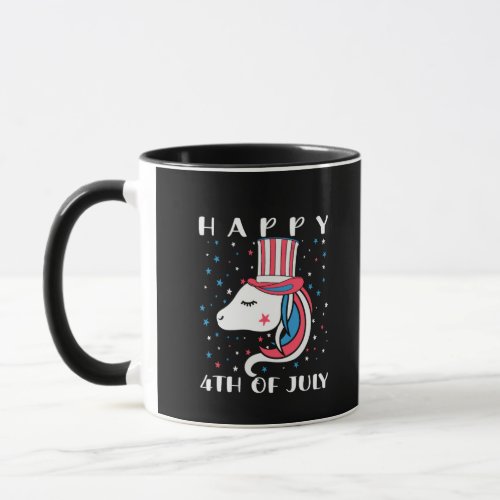 Happy 4th july american independence day mug