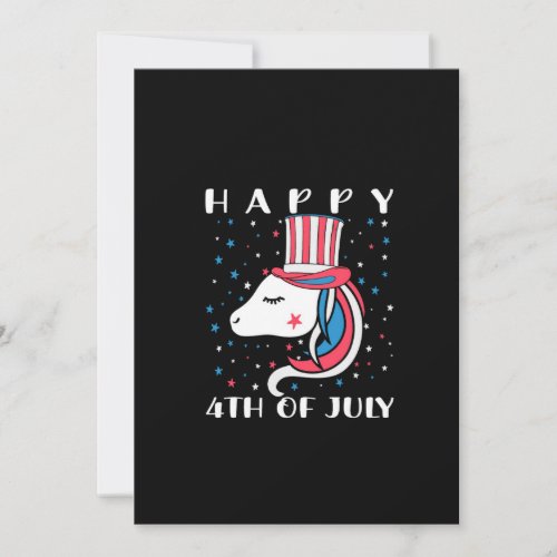 Happy 4th july american independence day thank you card