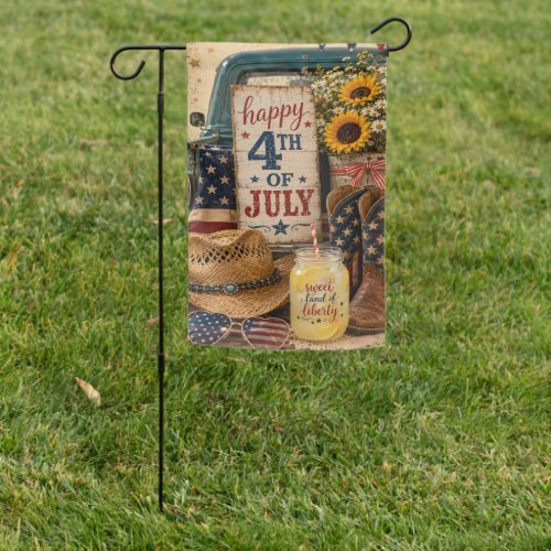 Happy 4th July Garden Flag