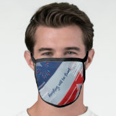 Happy 4th July Independence day USA Flag Patriotic Face Mask | Zazzle