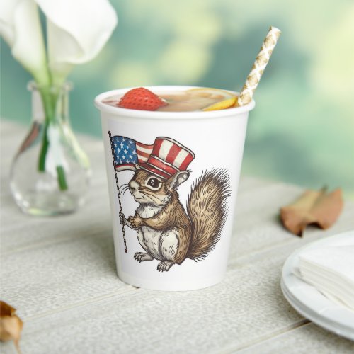 Happy 4th July Paper cup