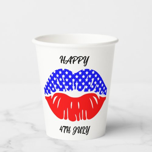 HAPPY 4TH JULY PAPER CUPS