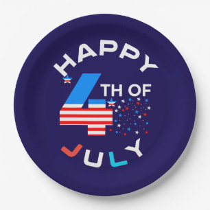 Happy 4th Of July-97958 Paper Plates