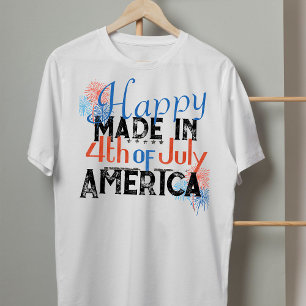 Happy 4th of july America Fireworks T-Shirt