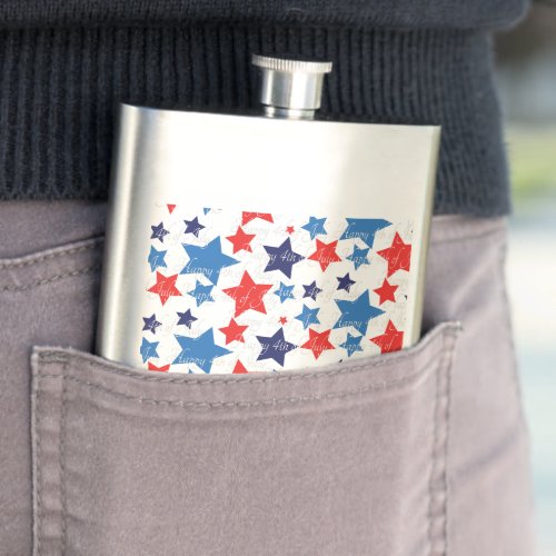 Happy 4th of JulyAmerican History Flask