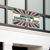 happy 4th of july banner (Outside Building)