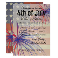 Happy 4th of July BBQ | Vintage Style Invitation