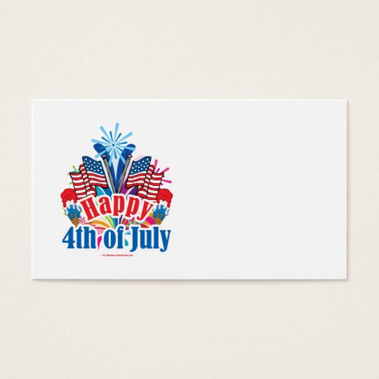 Happy 4th of July Business Card