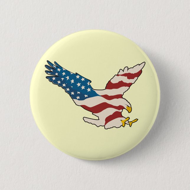 HAPPY 4TH OF JULY BUTTON (Front)