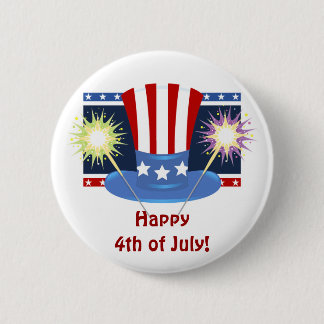 Happy 4th of July button