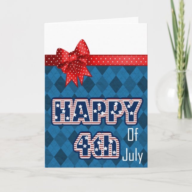happy 4th of July Cards (Front)