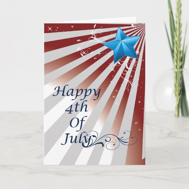 happy 4th of July Cards (Front)