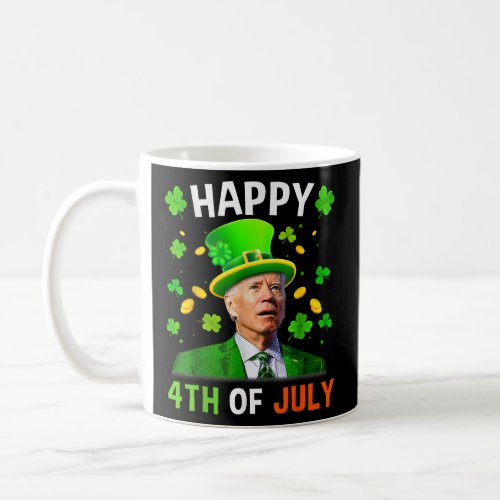 Happy 4th Of July Confused Funny Joe Biden  Coffee Mug