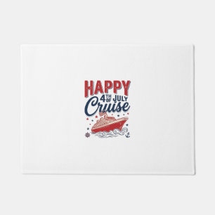 Happy 4th of July Cruise Vintage Patriotic Shirt_1 Doormat