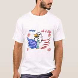 Happy 4th Of July Design T-Shirt