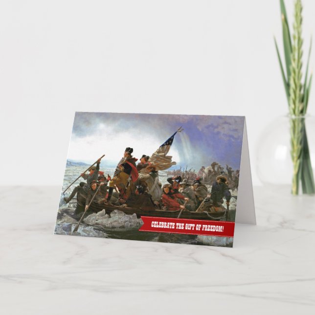 Happy 4th of July. Fine Art  Card (Front)