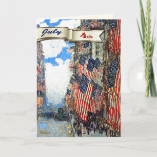 Happy 4th of July. Fine Art Custom Holiday Card