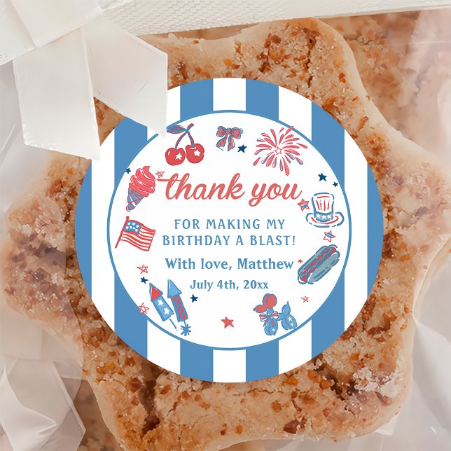 Happy 4th of July Fireworks BBQ Party Sticker (Creator Uploaded)