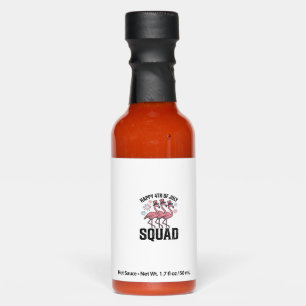 Happy 4th of July Flamingo Squad Vector Design_1 Hot Sauces