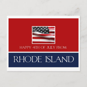 happy 4th of July from Rhode Island Postcard