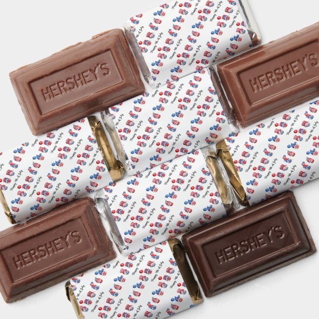 Happy 4th of July Gnomes  Hershey's Miniatures (Assorted)