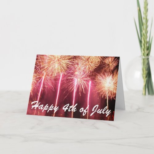 Happy 4th of July Greeting Card