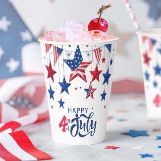 Happy 4th of July Hanging Stars ID1103