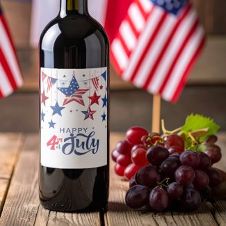 Happy 4th of July Hanging Stars ID1103