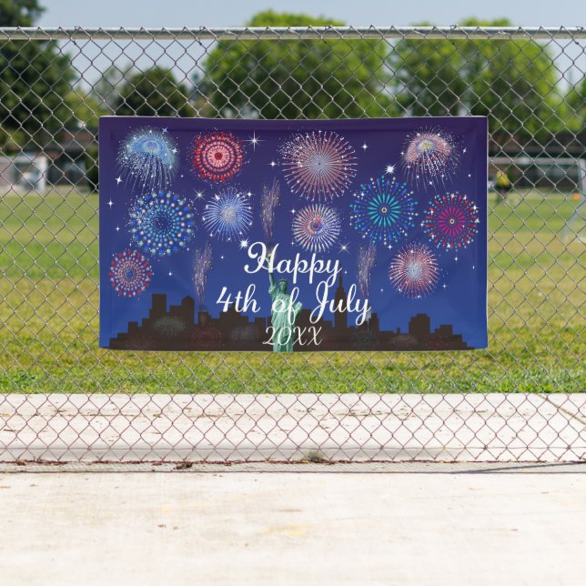 Happy 4th of July in New York Banner (Insitu)