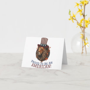 Happy 4th of July Independence Day American party Card