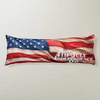 Happy 4th of July - Independence Day Body Pillow