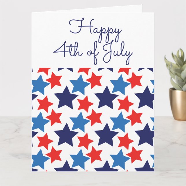 Happy 4th of July / Independence day Card (Small Plant)