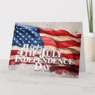 Happy 4th of July – Independence Day Card