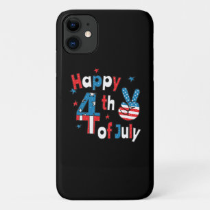 Happy 4th of July Independence Day iPhone 11 Case