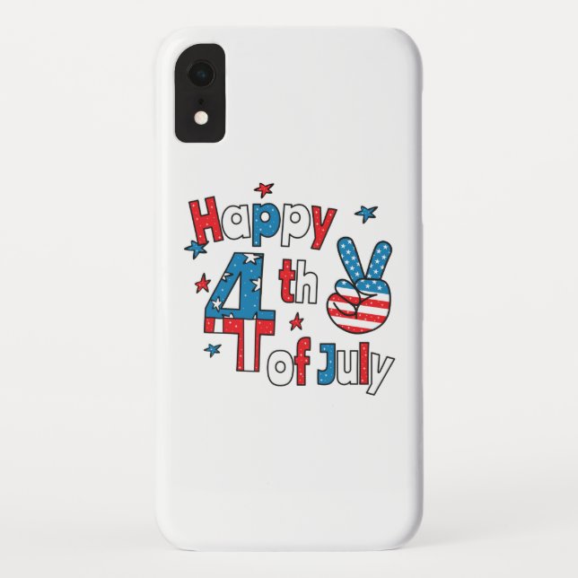 Happy 4th of July Independence Day Case-Mate iPhone Case (Back)