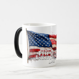 Happy 4th of July - Independence Day Color Morph Mug