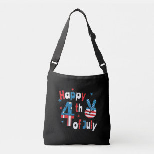 Happy 4th of July Independence Day Crossbody Bag