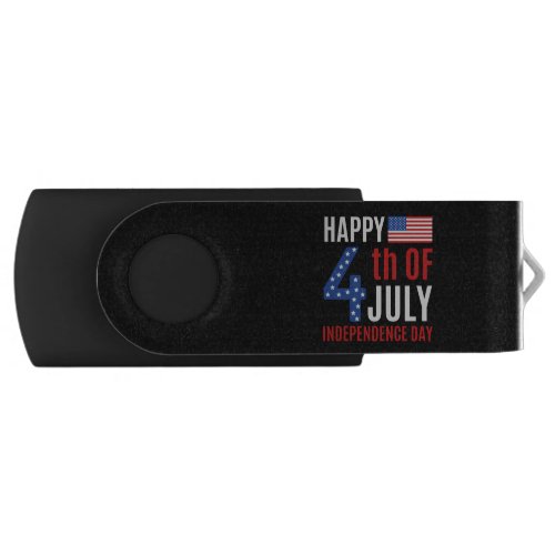 Happy 4th Of July Independence Day Flash Drive