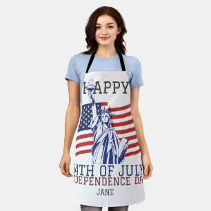 Happy 4th of July Independence Day party Apron