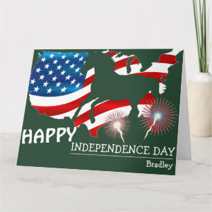 Happy 4th of July Independence Day party Card